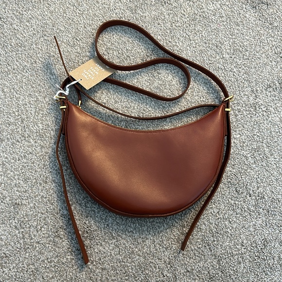 The Essential Convertible Top Handle Crossbody Mini Bag, Warm Cinnamon NWOT - Picture 7 of 9